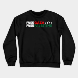 Free Gaza Free Palestine - Break These Handcuffs For Freedom Crewneck Sweatshirt